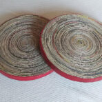 Upcycled Paper Natural Trivets